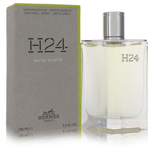 H24 by Hermes - Eau De Toilette Refillable Spray (Mens) 3.3 oz