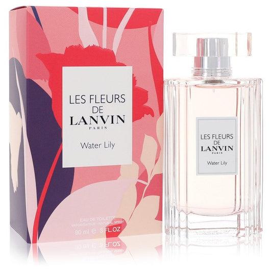 Les Fleurs De Lanvin Water Lily by Lanvin -Eau De Toilette Spray 3 oz