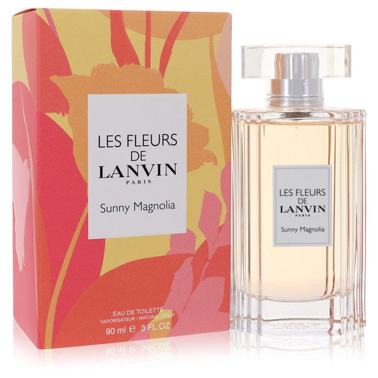 Les Fleurs De Lanvin Sunny Magnolia by Lanvin -Eau De Toilette Spray 3 oz