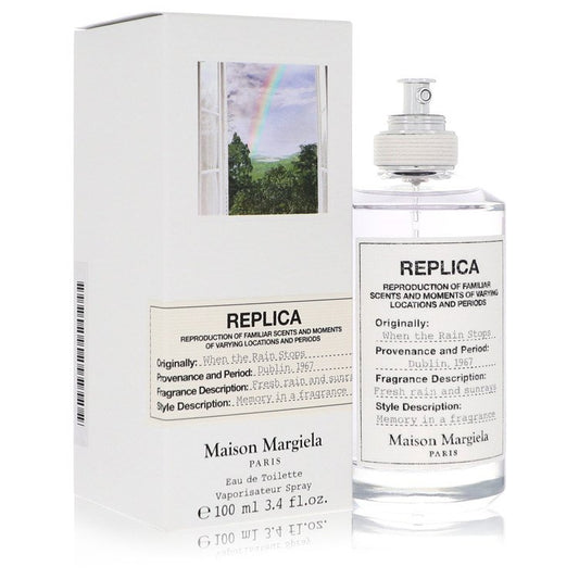 Replica When The Rain Stops by Maison Margiela -  Eau De Toilette Spray (Unisex) 3.4 oz