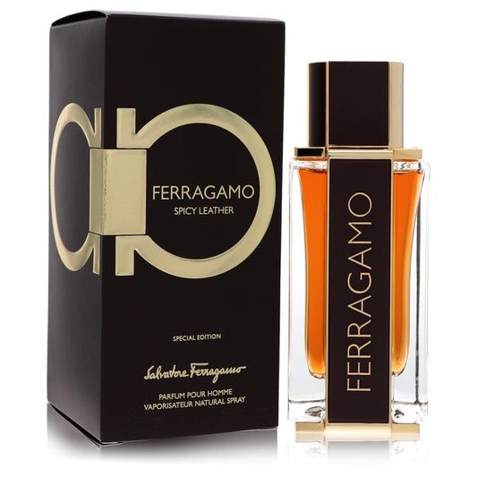 Salvatore Ferragamo Spicy Leather by Salvatore Ferragamo - Eau De Parfum Spray 3.4 oz