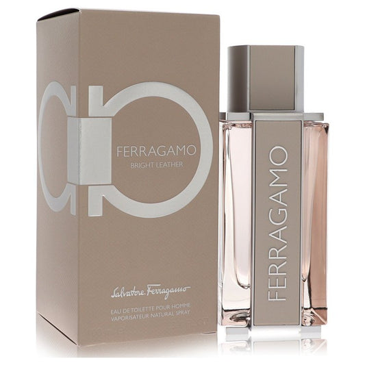 Salvatore Ferragamo Bright Leather by Salvatore Ferragamo - Eau De Toilette Spray 3.4 oz