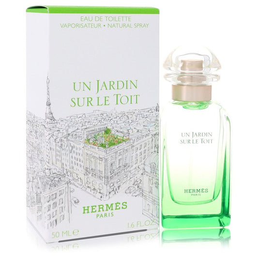Un Jardin Sur Le Toit by Hermes - Eau De Toilette Spray 1.7 oz