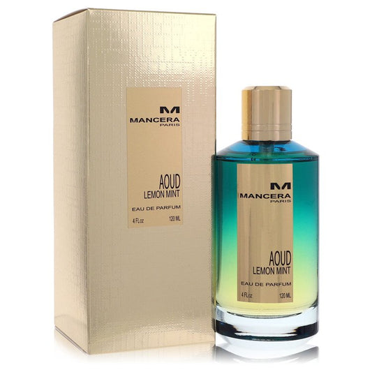 Mancera Aoud Lemon Mint by Mancera - Eau De Parfum Spray (Unisex) 4 oz
